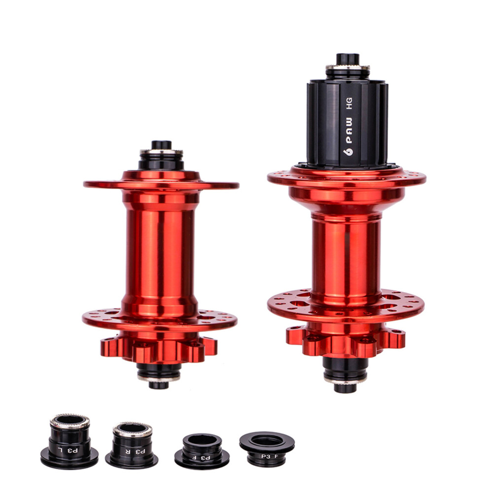 16/32 Hole Aluminum Alloy Mountain Bike Disc Brake Hub Set, Black, Red, Purple-image-OPC-PMGZW2Z-NEW
