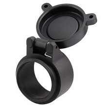 Rifle Scope Lens Cover Fits 25.4-69mm Objective Lenses, Flip-Up Quick-Spring Protection Cap, Airsoft HT37-0043, 57mm