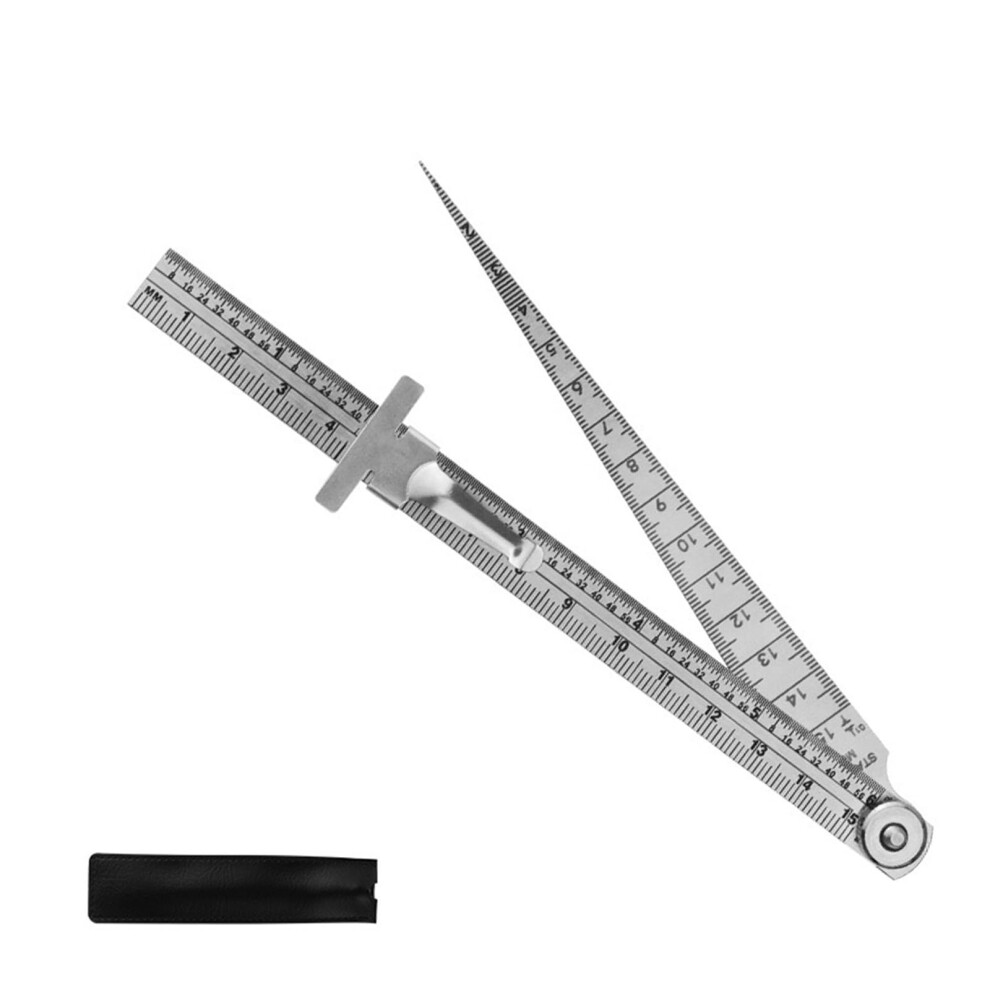 Stainless Steel Scale Taper Gauges For Narrow Depth Diameter Measurement In Tight Spaces Weld Inspection Feeler Gauges 9084446677997