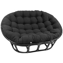 Papasan Chair Cushion Round Thickened Indoor Outdoor Wicker Egg Swing Chair Cushion Soft Meditation Pet Floor Pillow