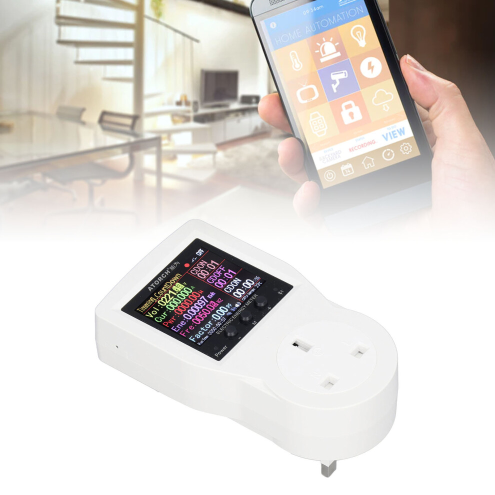 Smart Metering Socket Wifi Outlet 16A 3680W With Realtime Monitoring 7681356412643