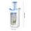Baby Squeeze Station Fruit Puree Maker, Blue, 30x11x8cm 8