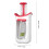 Dishwasher Safe Red Squeeze Station: Home-Made Infant Puree Solution 5