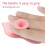 Silicone Lip Scrubbing Kit Soft and Bendable for Deep Clean 5 Pack 5