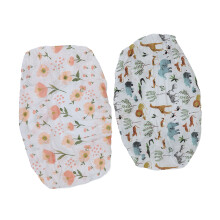 2pcs Cotton Yarn Baby Diaper Changing Covers Removable Printing Sheets