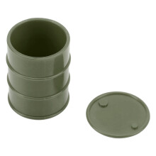 Mini grüner RC Auto Kraftstofftank 41,5x29mm für 1/18-1/24 Skala