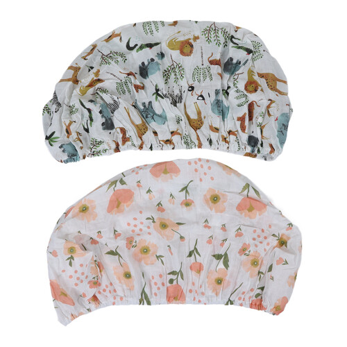 2pcs Cotton Yarn Baby Diaper Changing Covers Removable Printing Sheets 1