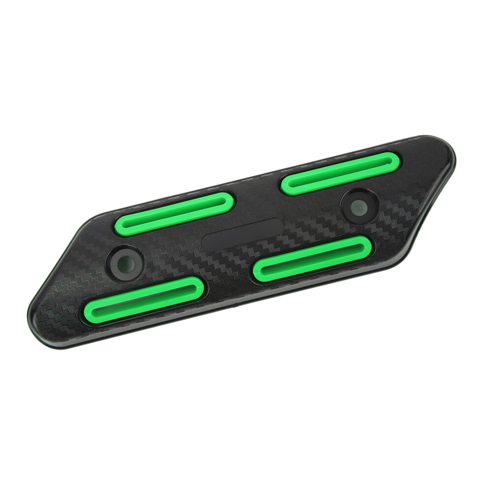 Universal Exhaust Pipe Heat Shield For 27-51Mm Motorcycles, Atvs, Scooters Green 4151356414563