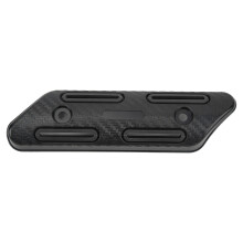 Universeller schwarzer Schalldämpfer-Ofenschutz 27-51 mm für Motorräder & Fahrräder