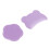 Comfortable Newborns Scalp Bath Tool 2PCS Brush Set - Purple 15
