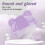 Comfortable Newborns Scalp Bath Tool 2PCS Brush Set - Purple 9