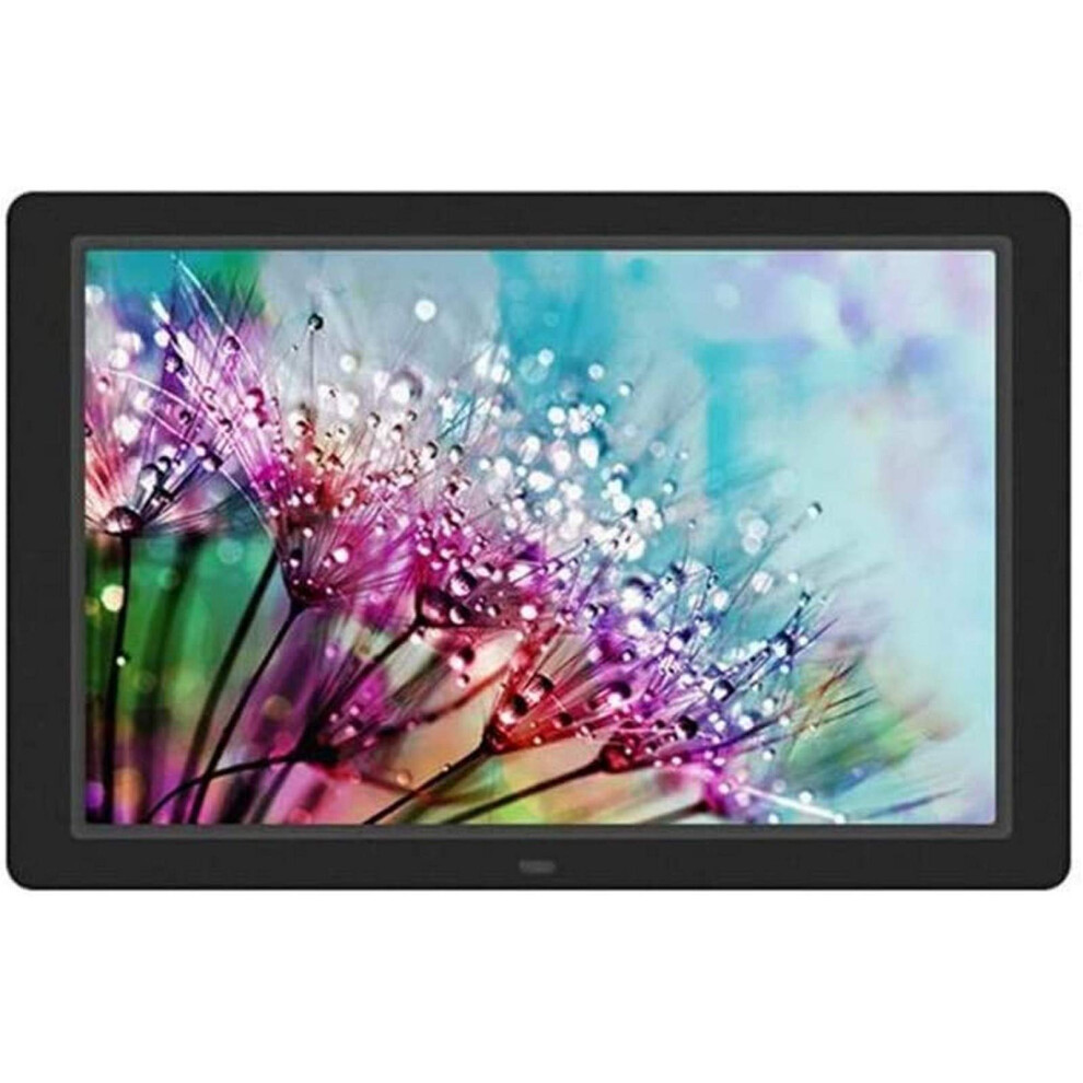 Digital Picture Frame 12.1 Inch Ips Display, 1280X800, Remote, Auto Rotate, Calendar, Alarm Clock, Desk Or Wall, Black 9084446678710