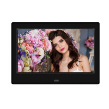 7inch HD LED Digital Photo Frame MP3 MP4 Movie Player, Supports USB MMC SD MS Cards, 800x480, Black
