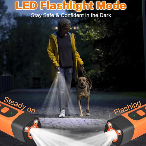 Ultrasonic Dog Bark Deterrent 50ft Range No Shock Bark Control Device 2025 1