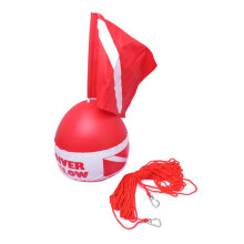 Diving Inflatable Signal Floater Red Dive Flag Sign, 1 Piece Snorkel Scuba Marker Buoy