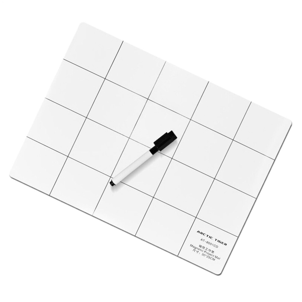 Screw Organizer - Technology Device Maintenance Station, Anti-Static Mat With Writable Grid, Mobile Toolkit Base 9067246388263
