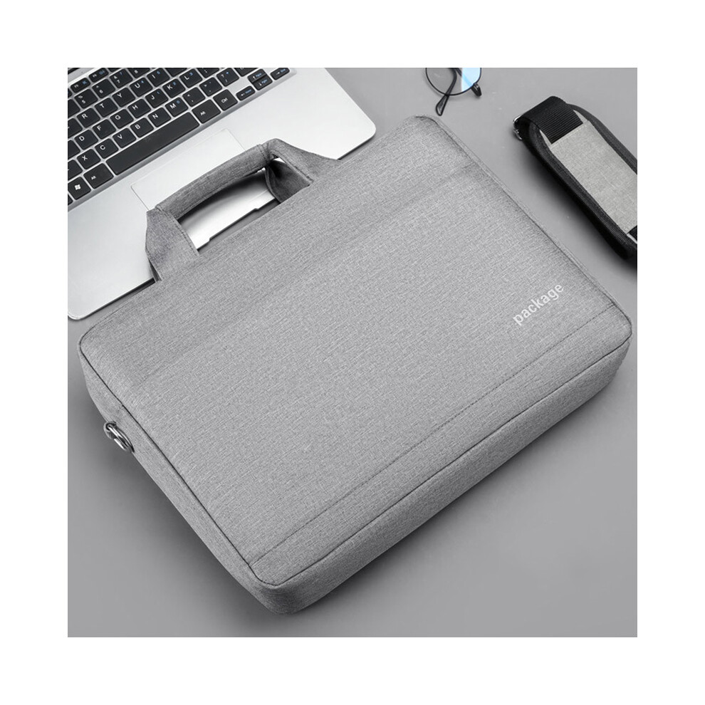 Waterproof Oxford Laptop Bag 15In Large Capacity For Work Office Grey 7691356420043