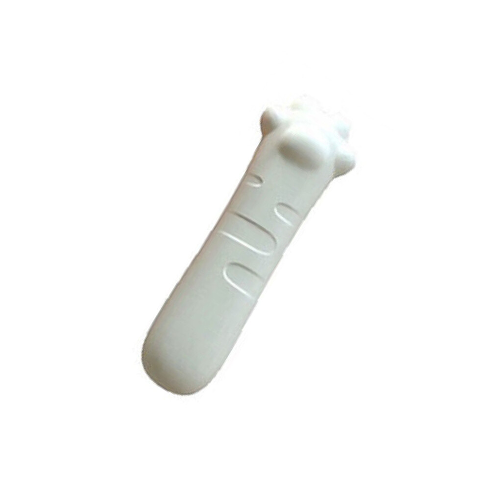 Silicone Door Handle Cover Anti Collision Noise Beige White 50G 3481356420372