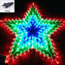(Star)Sonnenblume Stern Pfau Herzform LED Lichterkette Weihnachten Design Wasserdicht