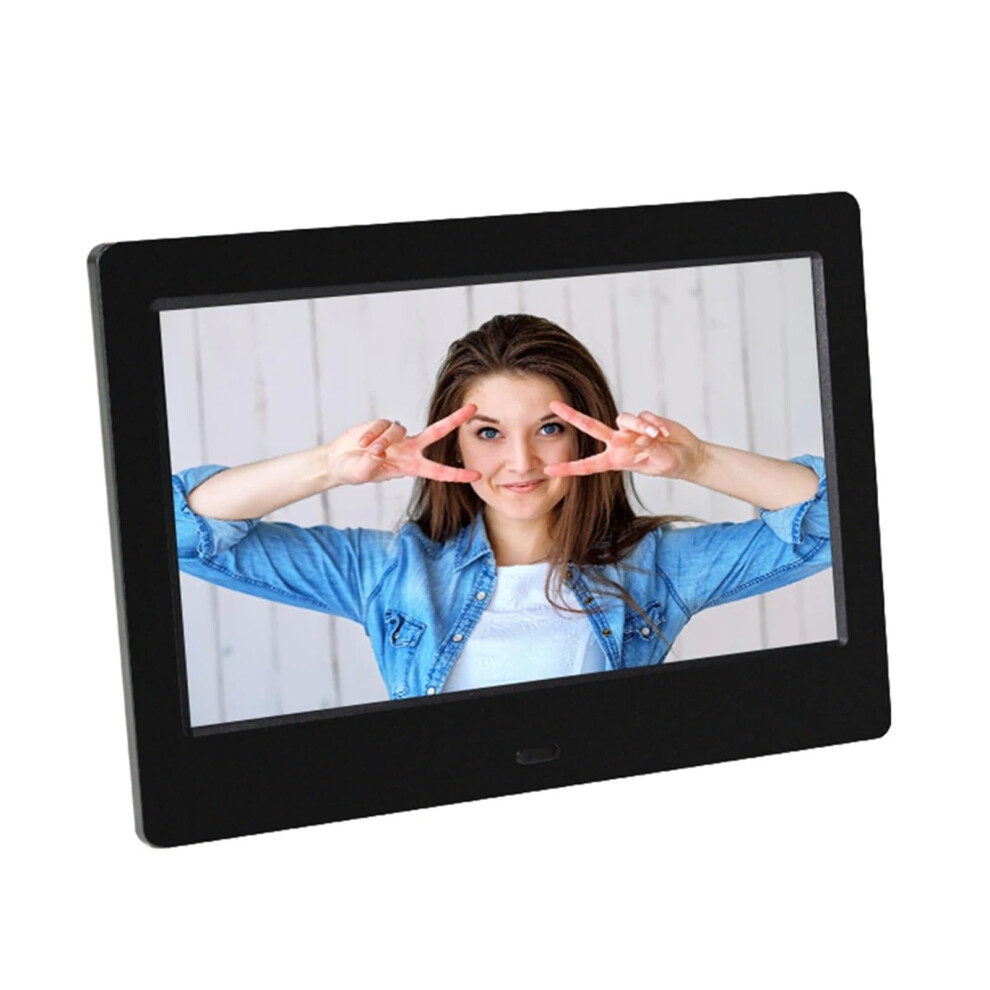 7Inch Hd Led Digital Photo Frame Usb Mmc Sd Ms Card Compatible 800X480 Desktop Photo Album Black 9067246388348