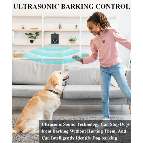 Anti Bark Device 3-Mode Frequency Deterrent With LED Flashlight For Small Medium Large Dogs 1 Pack 1