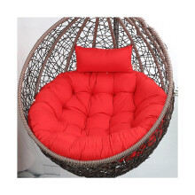 Thicken Swing Chair Egg Chair Cushion Seat Pad Wicker Rattan Cushion Hammock Chair Cushion Indoor Outdoor 105cm Color J