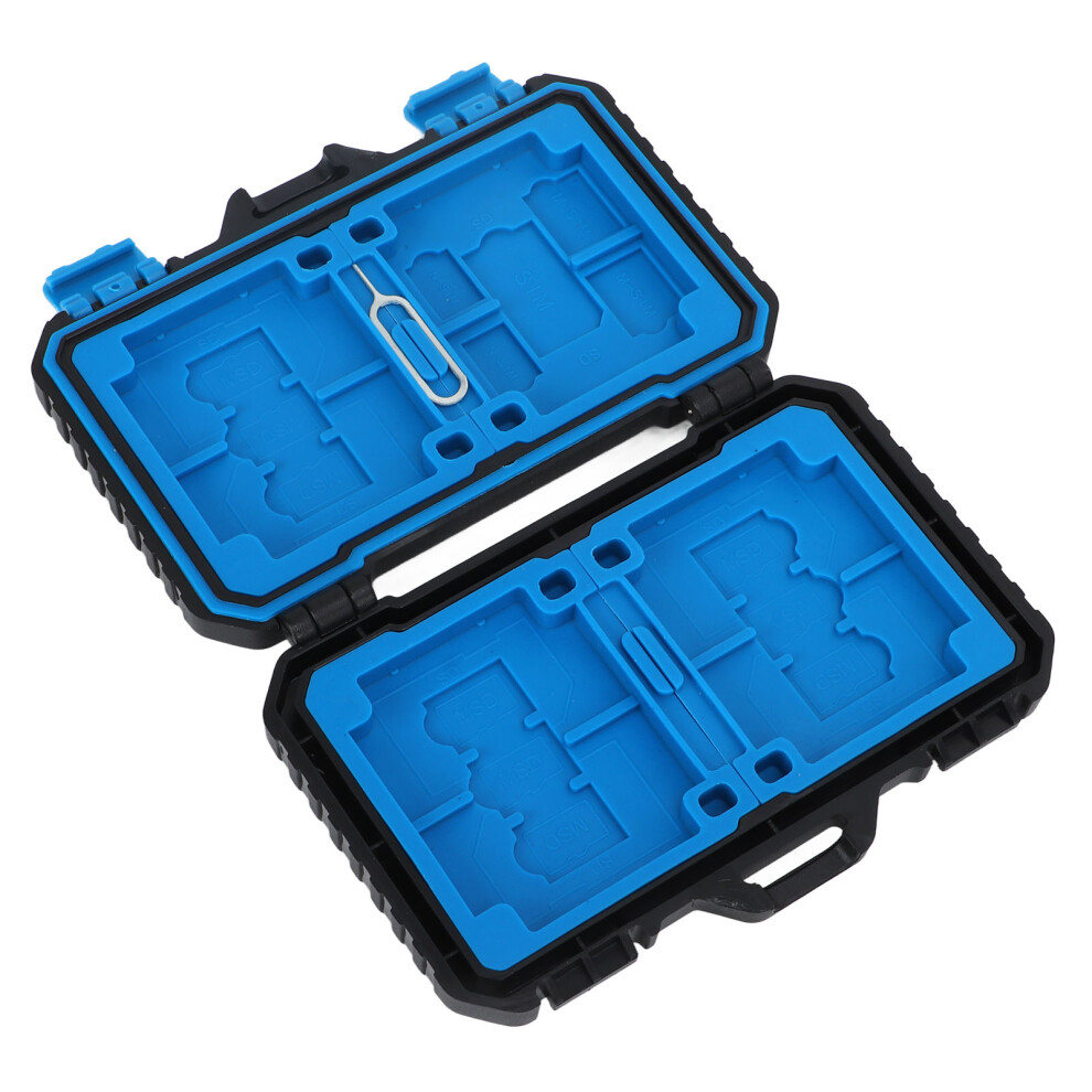 Dustproof PULUZ Memory Card Holder 27 Slots Ergonomic Blue-image-OPC-PMH2R88-NEW