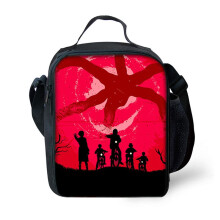 (DarkPink)Bolsas de almuerzo Stranger Thing bolsa de hielo enfriador con aislamiento térmico estudiantes picnic niños