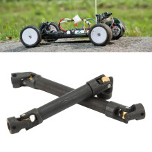 2 Pcs Steel RC Drive Shafts for 1/10 Crawler, Black, 116-170mm