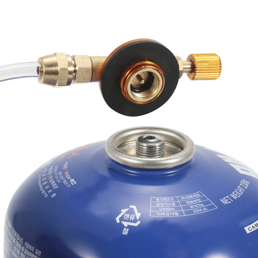 Outdoor Camping Gas Refill Adapter - 60cm Metal Pipe for Propane Tanks-image-OPC-PMH57HX-NEW