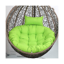 Waterproof Seat Cushion For Hanging Chair Outdoor All-Weather Cushion Removable Cover Non-Slip Backing