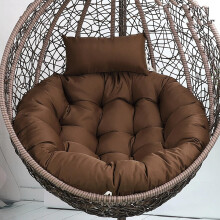 Waterproof Egg Chair Cushion Pad For Outdoor Swing And Hammock Chairs With Head Pillow Durable Hanging Basket Cushion
