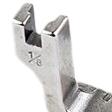 Curved Hemmer Foot for Sewing Machine, Metal, 1/8 inch
