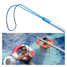 Pool Lifeguard Rescue Hook Telescopic Aluminum Lightweight For Pool And Beach Lifesaving L-3.5-7m (11.5-23ft)