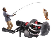 Saltwater Reel Adjustable Spincast Reel Lightweight High Speed Gear 7.2:1 Gear Ratio For Men Angler Bass Trout Catfish