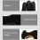 Breathable PU Archery Gloves w/ Hook Loop & Thickened Tips for Outdoor 6