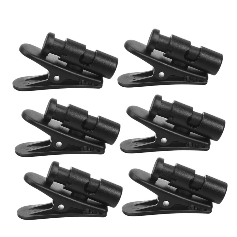 Headphone Wire Clips Rotatable Earphone Cable Mounts Wire Holders For Cables Tangle Free Safe For Clothing 9354506602741