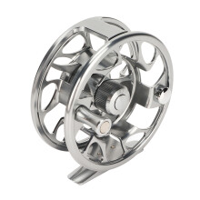All Metal Aluminum Alloy CNC Fly Fishing Reel, 90mm Diameter