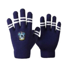 (Blue)Harry Potter Poudlard Icône Gants Tricotés Chaleur Cosplay Accessoire Cadeaux Noël