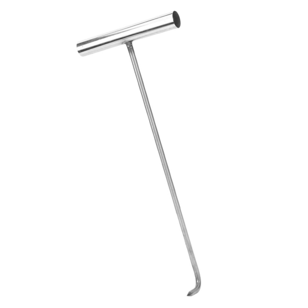 Manhole Hook T-Shape Stainless Steel Lifting Tool For Sewer Maintenance Heavy Manhole Covers 9067246390570