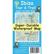 Ibiza Tour and Trail Map by David Brawn Other Book