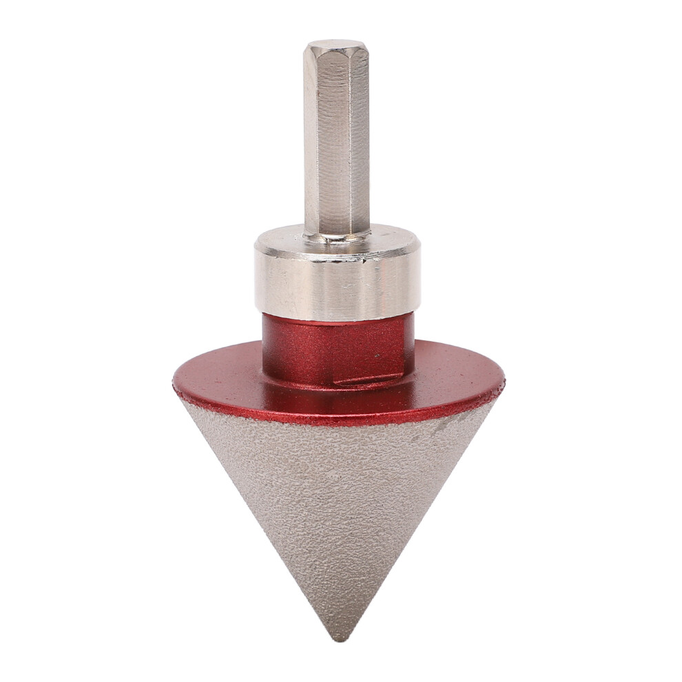 48Mm Diamond Beveling Bit With 60 Degree Cone For Marble Glass Edge Chamfering 8441356434118