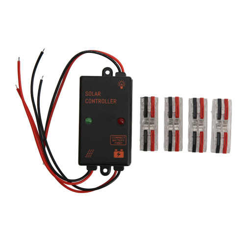 Waterproof PWM Solar Charge Controller 5A for 6V/12V Applications 1