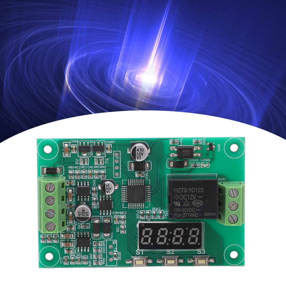 Ac220v 0-30A Digital Current Detection Module Dc12v Green Pcb 6931356435366