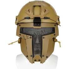 Pj Type Paintball Airsoft Fast Helmet, Full Face SPT Mesh, Outdoor CS Paintball Hunting Cosplay Halloween