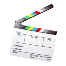 Film Clapperboard Bright Color On Set Use Easy To Clean Director Slate For Film Series