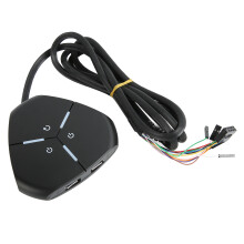 Dualer Netzschalter 2 USB Desktop-PC-Taste ABS