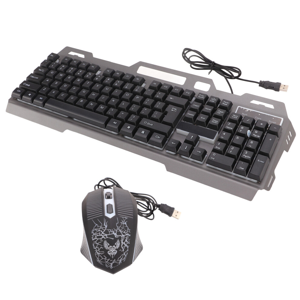 Gaming Keyboard And Mouse Combo, 104 Keys, Wired Usb, Ergonomic Mechanical Feel 7891356436918
