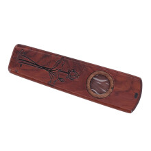 Compact Wooden Kazoo - Simple to Use with Acoustic Instruments