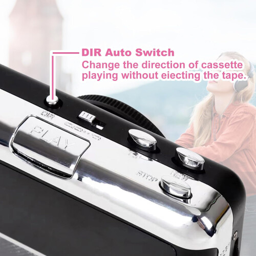 Cassette Player Portable Retro Speaker With MP3 Digitization And Multiple Power Supply Methods For Music Lovers 2